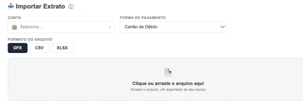 🏦 Importe seu extrato bancário em menos de 1 minuto